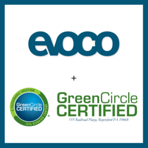 GreenCircle Certified web banner for Evoco PR Statement on Earth Day